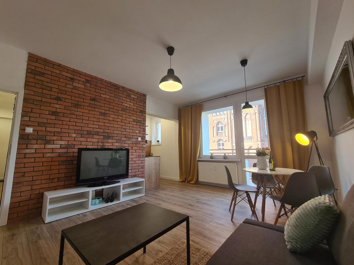 Apartament Centrum Gdańska Bagian luar foto